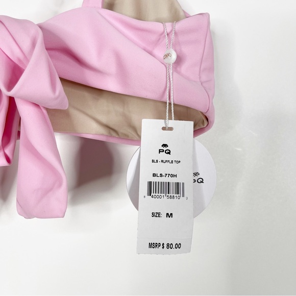 Amanda Stanton x PilyQ Blossom Ruffle Swim Top - Picture 5 of 5